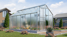 Växthus Venus 7500 Alu Poly Sockel 7,5 m² Vitavia